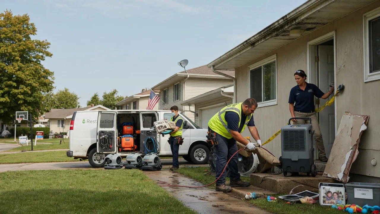 Water Damage Restoration in Gardner, IL near me